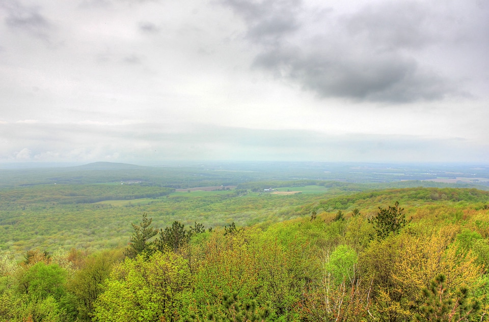 View of mountain summit at Rib Mountain State Park, Wisconsin
