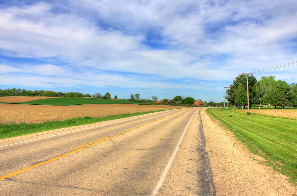 Road and Sky in Southern Wisconsin