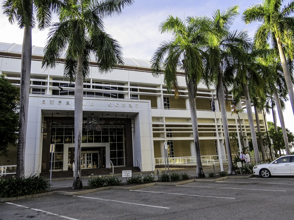 The Supreme Court in the City Centre of Darwin, Australia