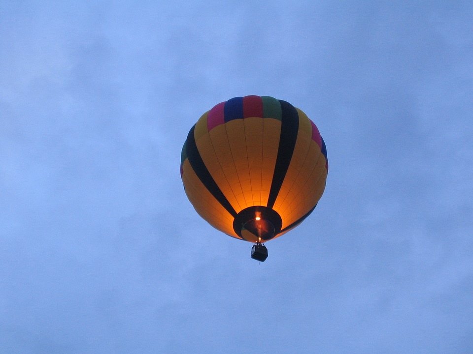 Captive balloon sky drive