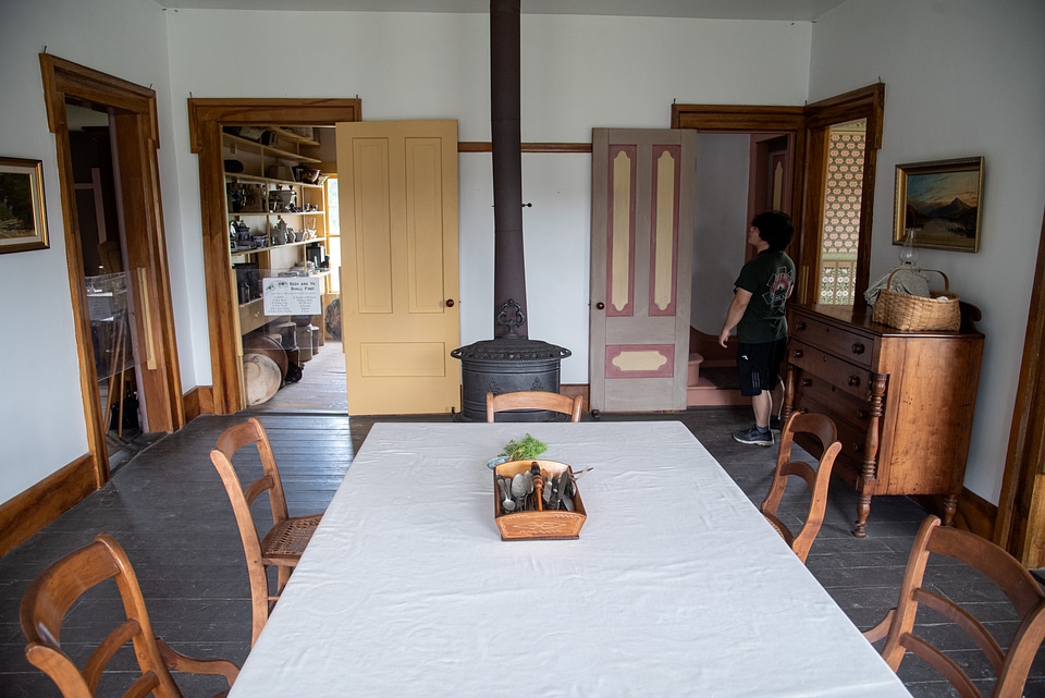 Dining Room table in Old World Wisconsin