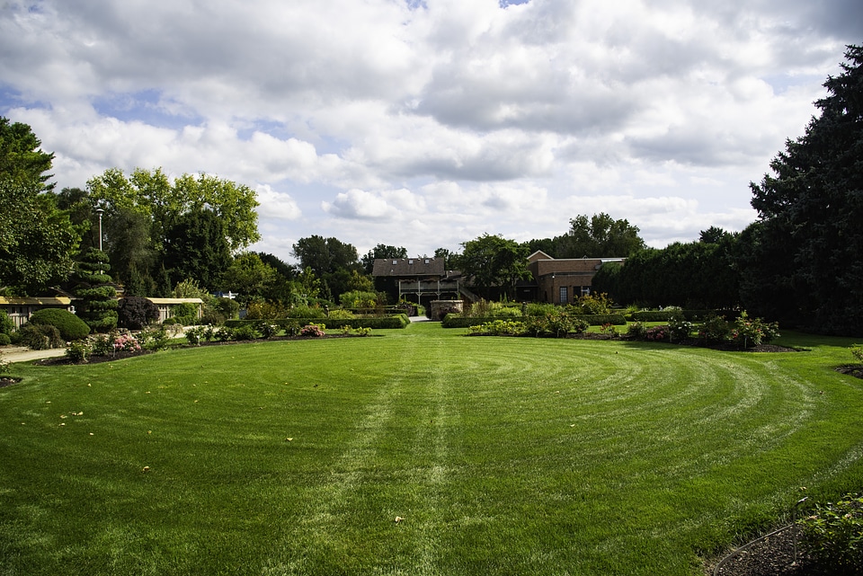 Circular Lawn at the gardens