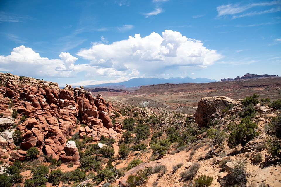 Fire Furnace Landscape in the Desert photo