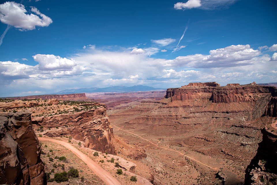 Landscape and Roads in the Canyon