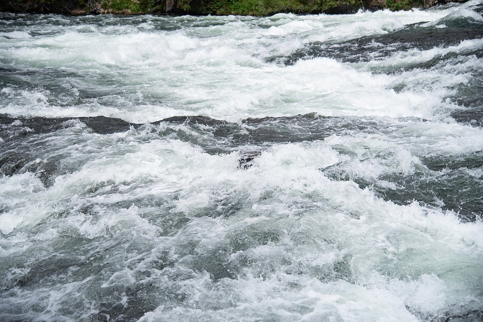 Whitewater of Yellowstone Lake