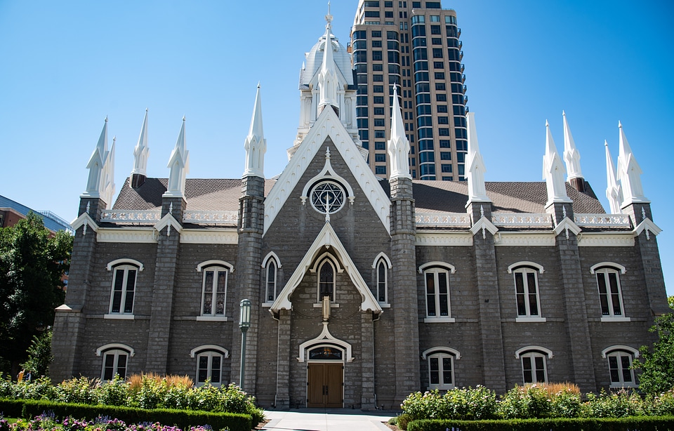 Mormon Chapel in Salt Lake City