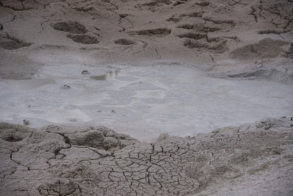 Bubbling Mud Pots at Yellowstone National Park