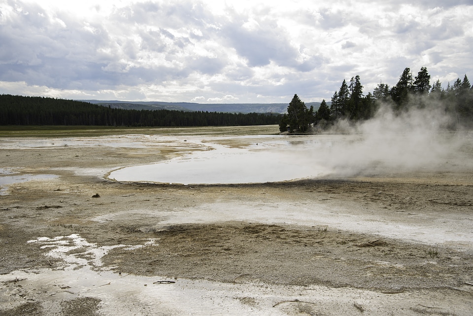 More Steam coming out of the ground vents in Yellowstone National Park