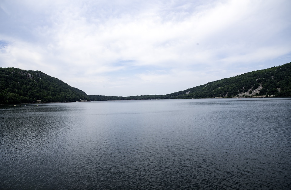 View across devil's lake