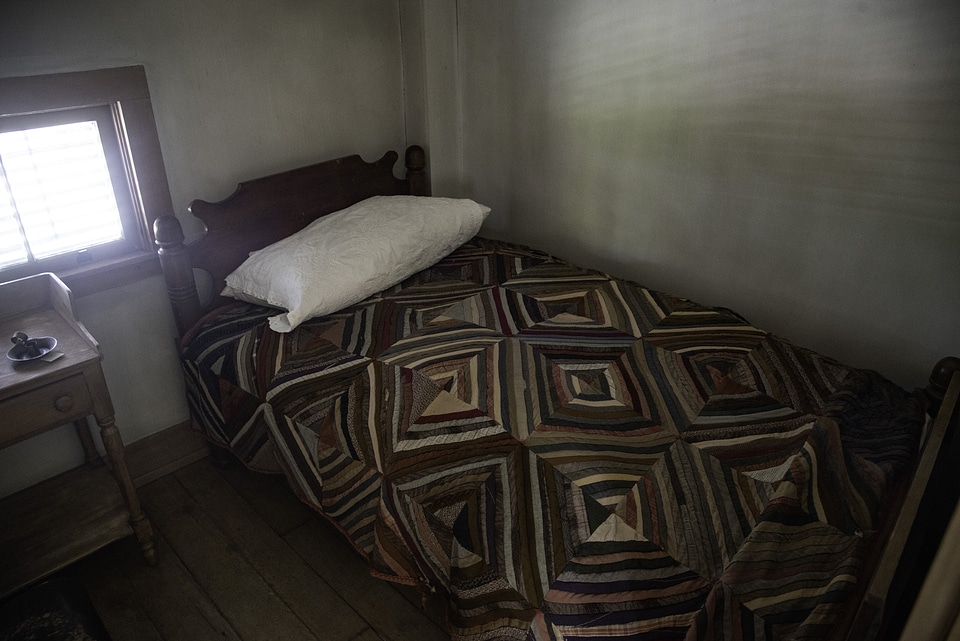 Bed in old Wade House