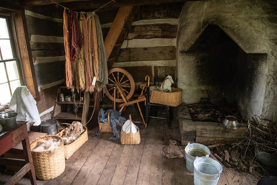 Spinning Wheel Room and Clothes making room