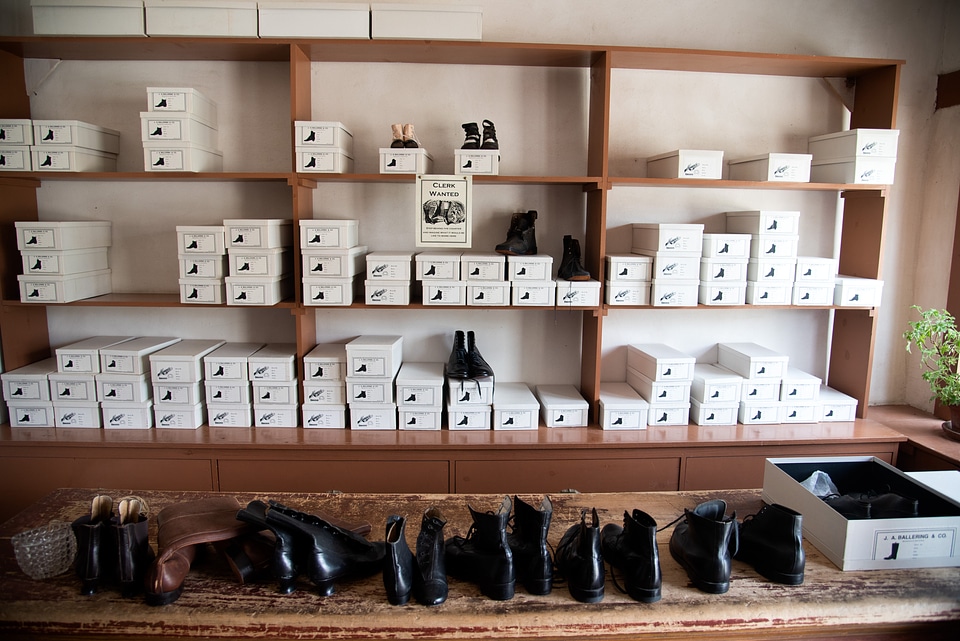 Shoes and Boots in Boxes