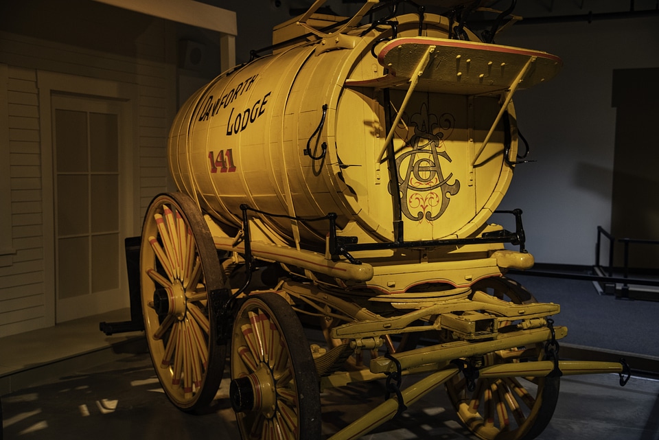 Wheel Barrel on Carriage