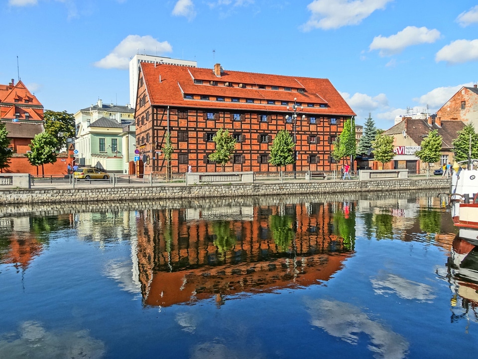The Old Port Granary built in 1835 in Bydgoszcz