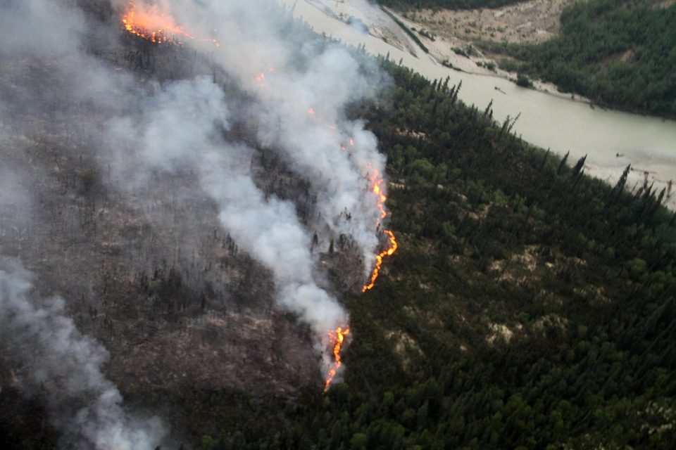 Currant Creek Fire at Lake Clark National Park