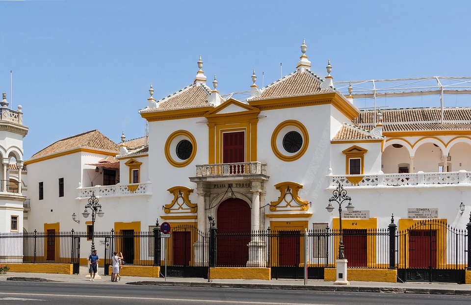 Plaza de Toros de la Real Maestranza in Seville, Spain photo