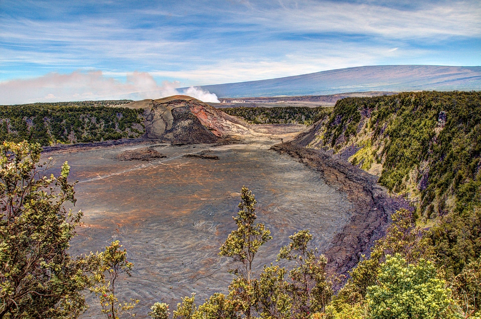 Kilauea  Iki Crater landscape at Hawaii Volcanoes National Park