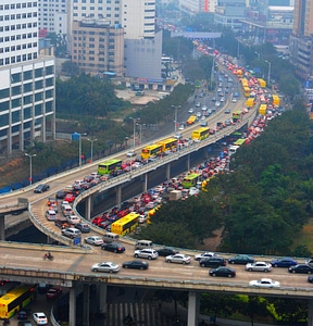 Traffic Jam in Haikou photo