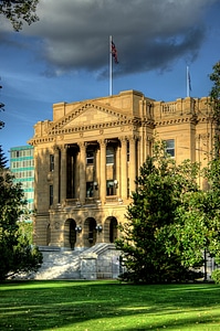 West face of the Alberta Legislature Building in Edmonton