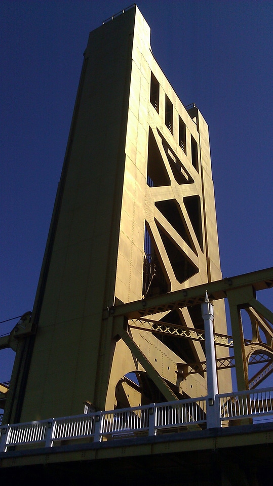 Sacramento Golden Bridge Landmark in California