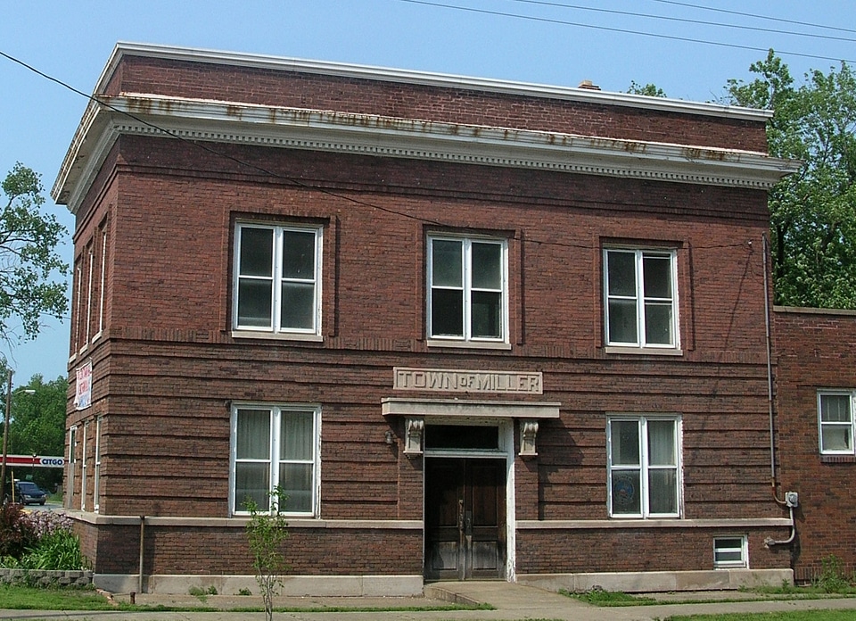 Miller Town Hall building in Gary, Indiana