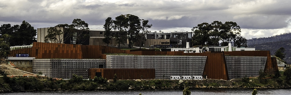 The Museum of Old and New Art in Hobart, Tasmania, Australia