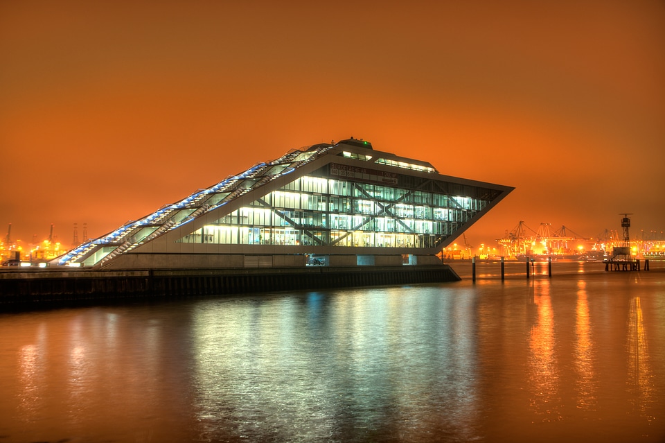 Dockland at Night photo