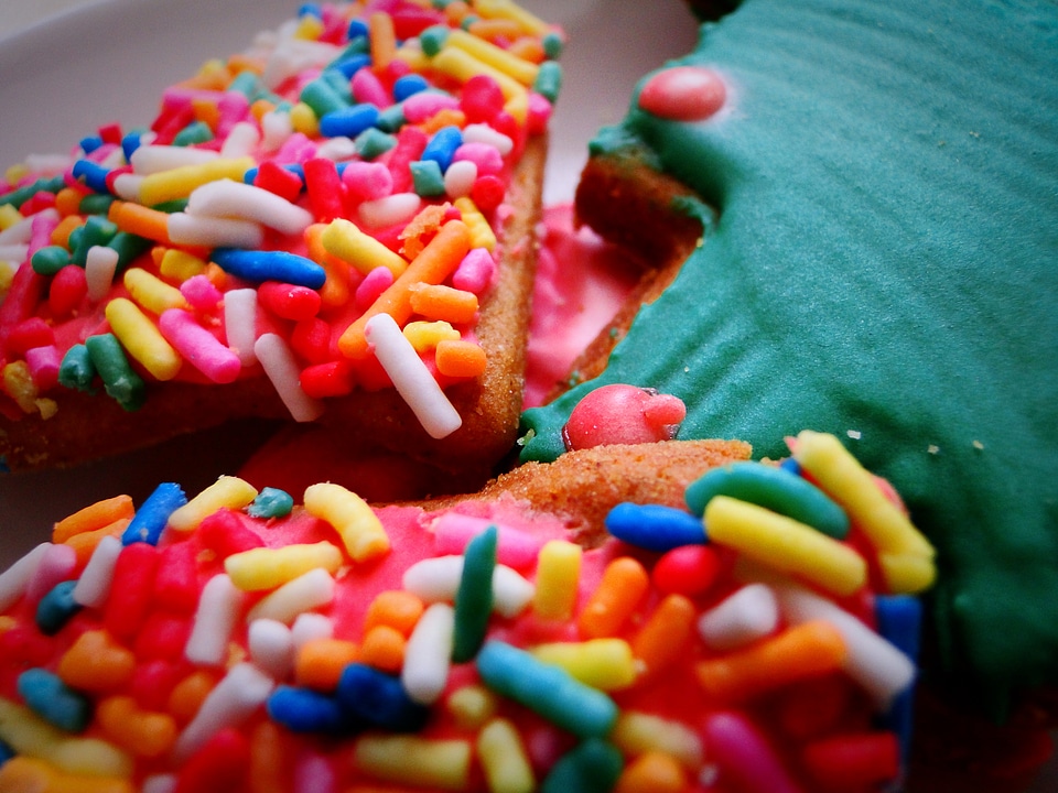 Christmas Cookies with Sprinkles
