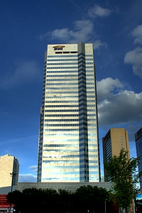 Front Face of the Bell Tower in Edmonton photo