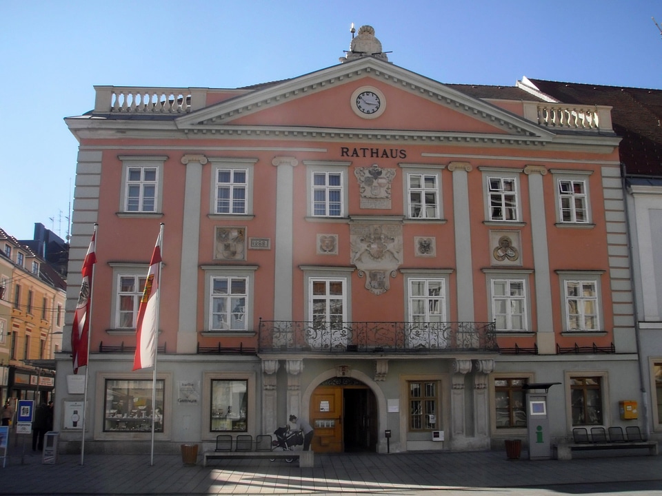 City Hall, seat since 1401 in Wiener Neustadt, Austria