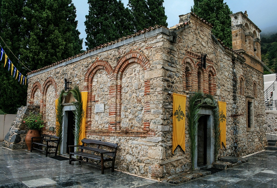 Moni Kardiotissas in Crete, Greece