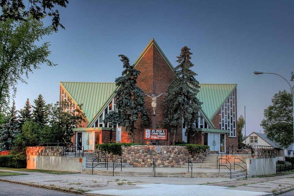Saint Pius X Catholic church in Edmonton