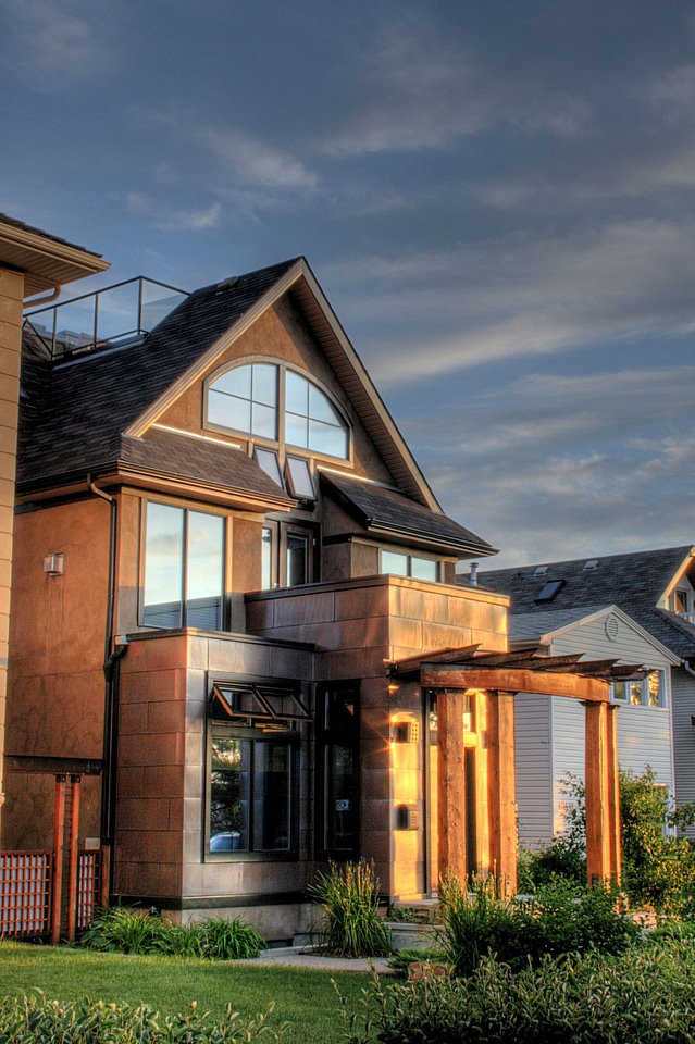 Home overlooking the North Saskatchewan River valley in Edmonton