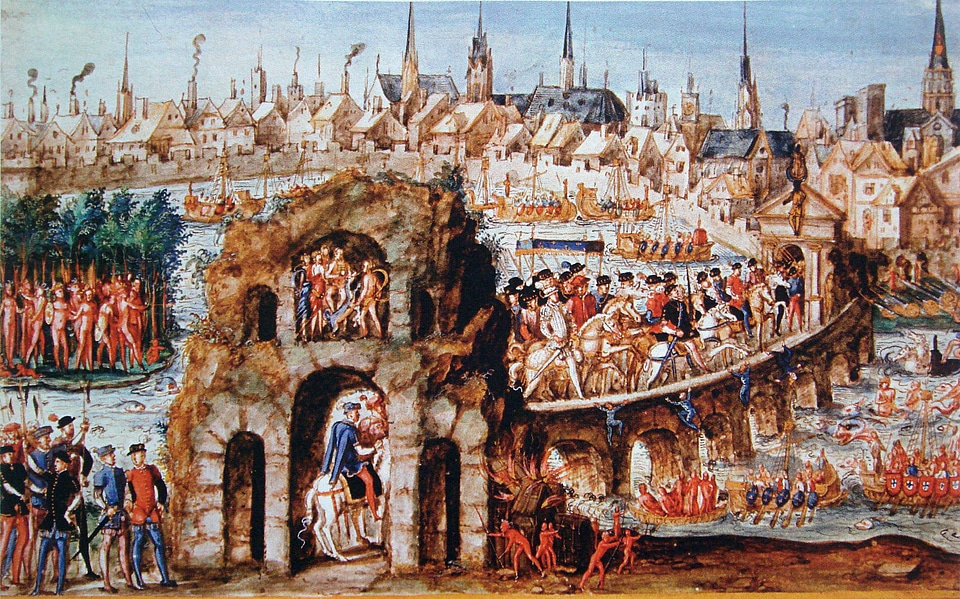 Royal entry of Henry II in Rouen, France