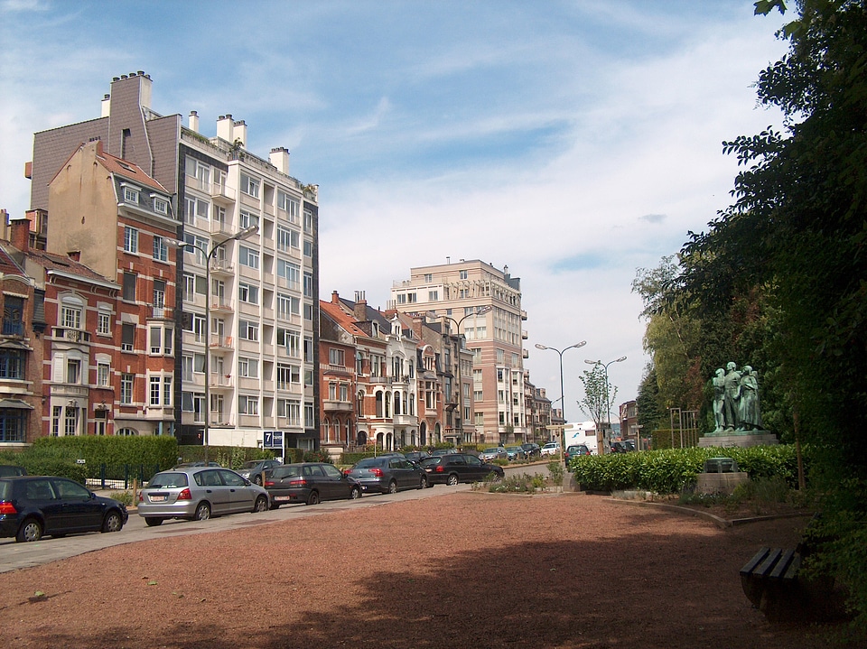 Place des Carabiniers in Schaerbeek, Belgium
