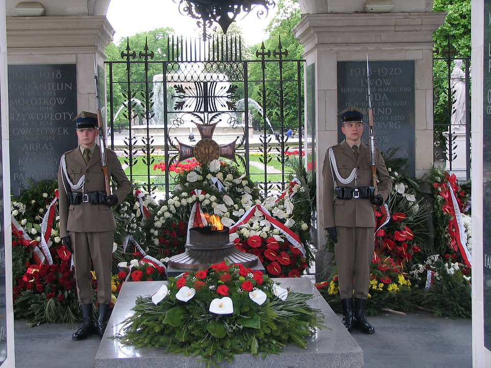 Tomb of the Unknown Soldier in Warsaw