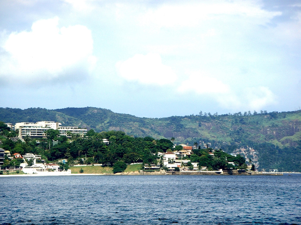 Fróes Cove landscape in Niteroi, Brazil