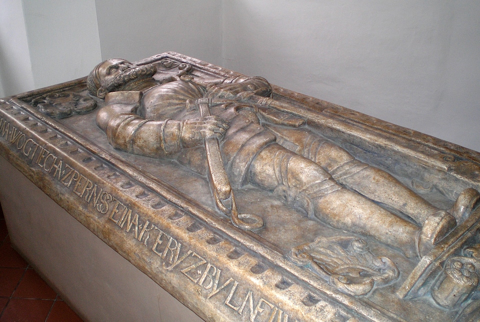 Vojtěch I of Pernstein's tomb in St. Bartholomew's Church in Pardubice, Czech Republic