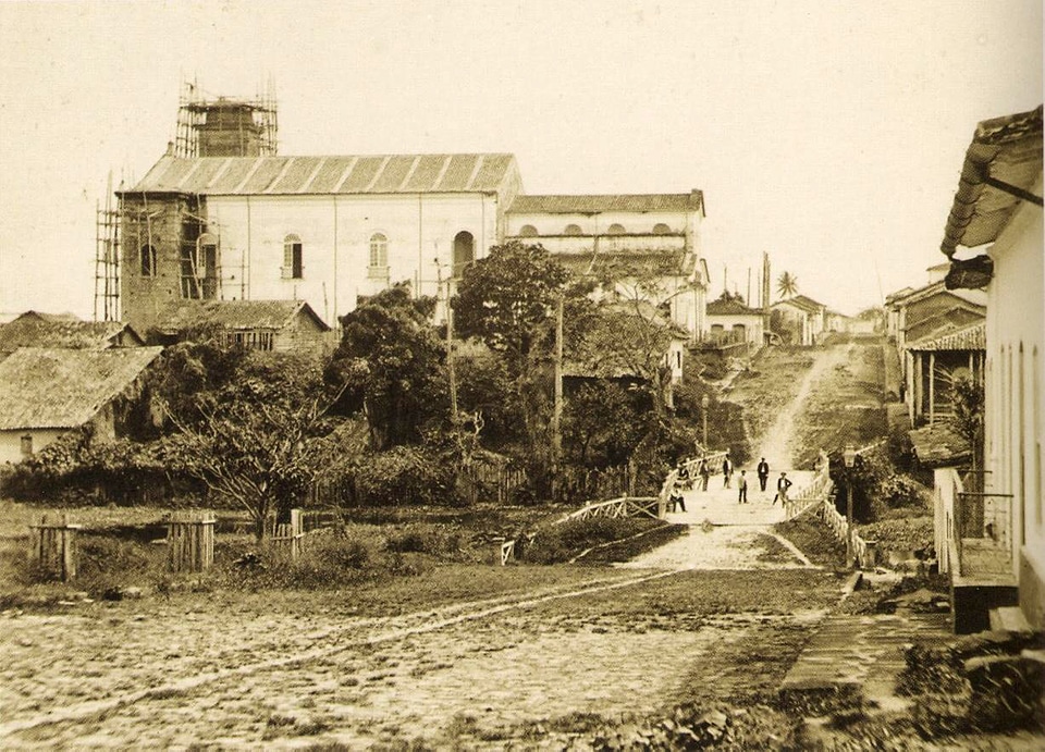 Manaus in 1865 in Brazil