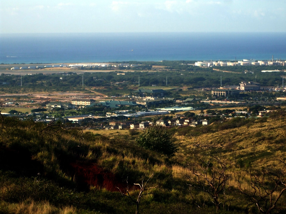 Kapolei City Center under development, taken from Makakilo Heights