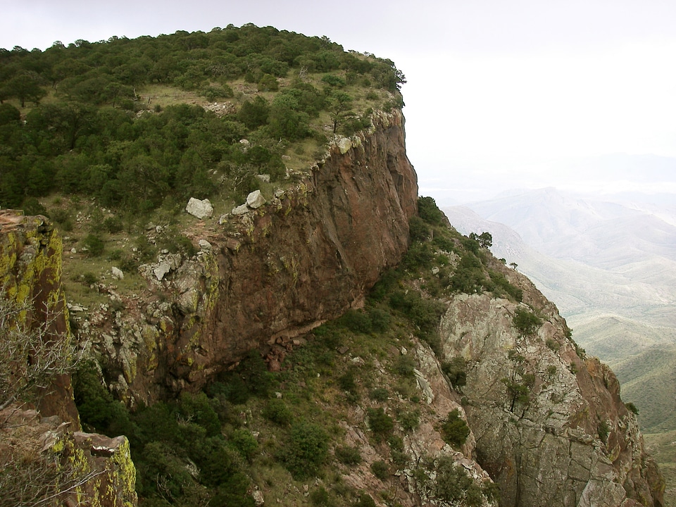 View of the South Rim from Big Bend National Park, Texas