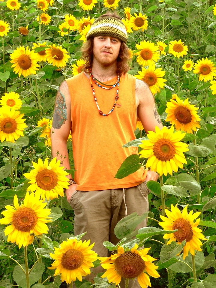 Natural floral garden
