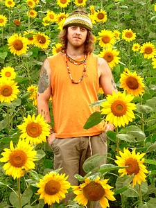 Natural floral garden
