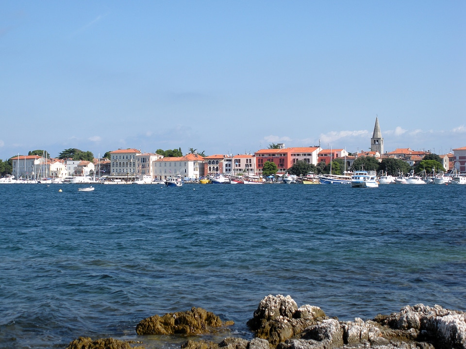 Poreč/Parenzo harbour in Croatia