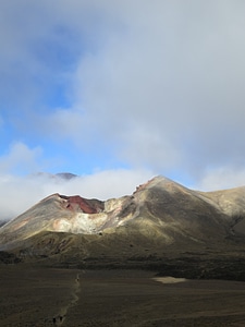 Crossing mountain south island photo