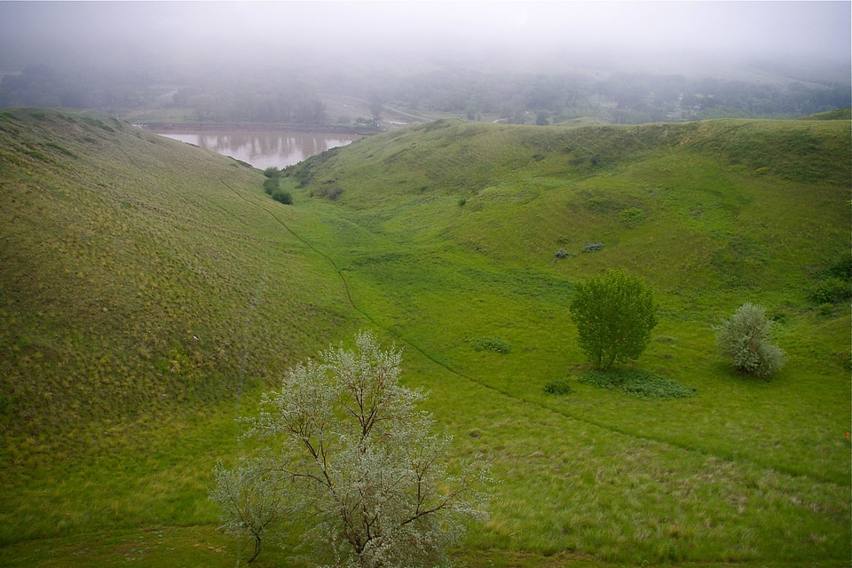 River Valley landscape in Alberta