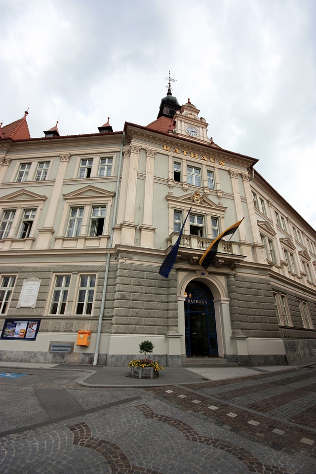 Town hall in Wolfsberg, Carinthia, Austria