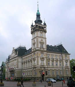 Town Hall building in Bielsko-Biala, Poland photo