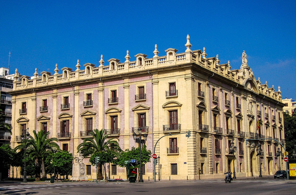 Palau de Justicia in Valencia, Spain