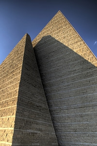  Pyramid-shaped detail of the Grant MacEwan College in Edmonton